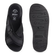 ES-05 Men Black Slippers