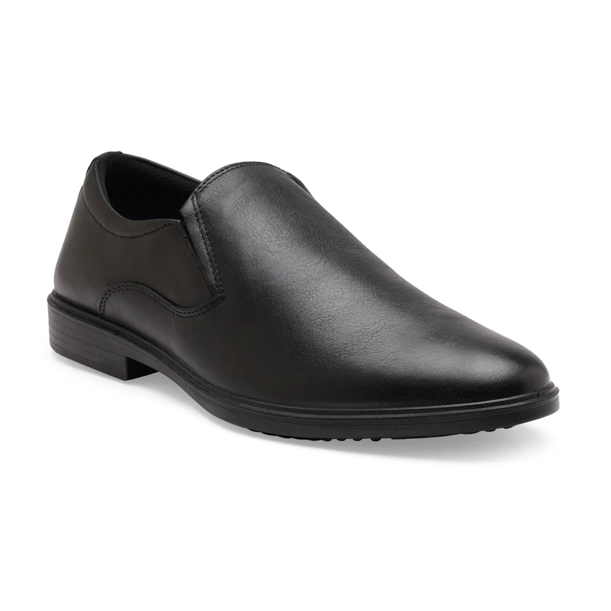 City EC-02 Men Black Formal Shoes - Main Image