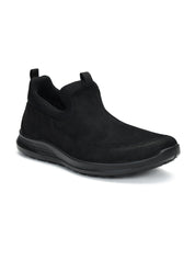Tuscony Kyoto Slip‑In Men’s Black Casual Shoes Ergonstyle