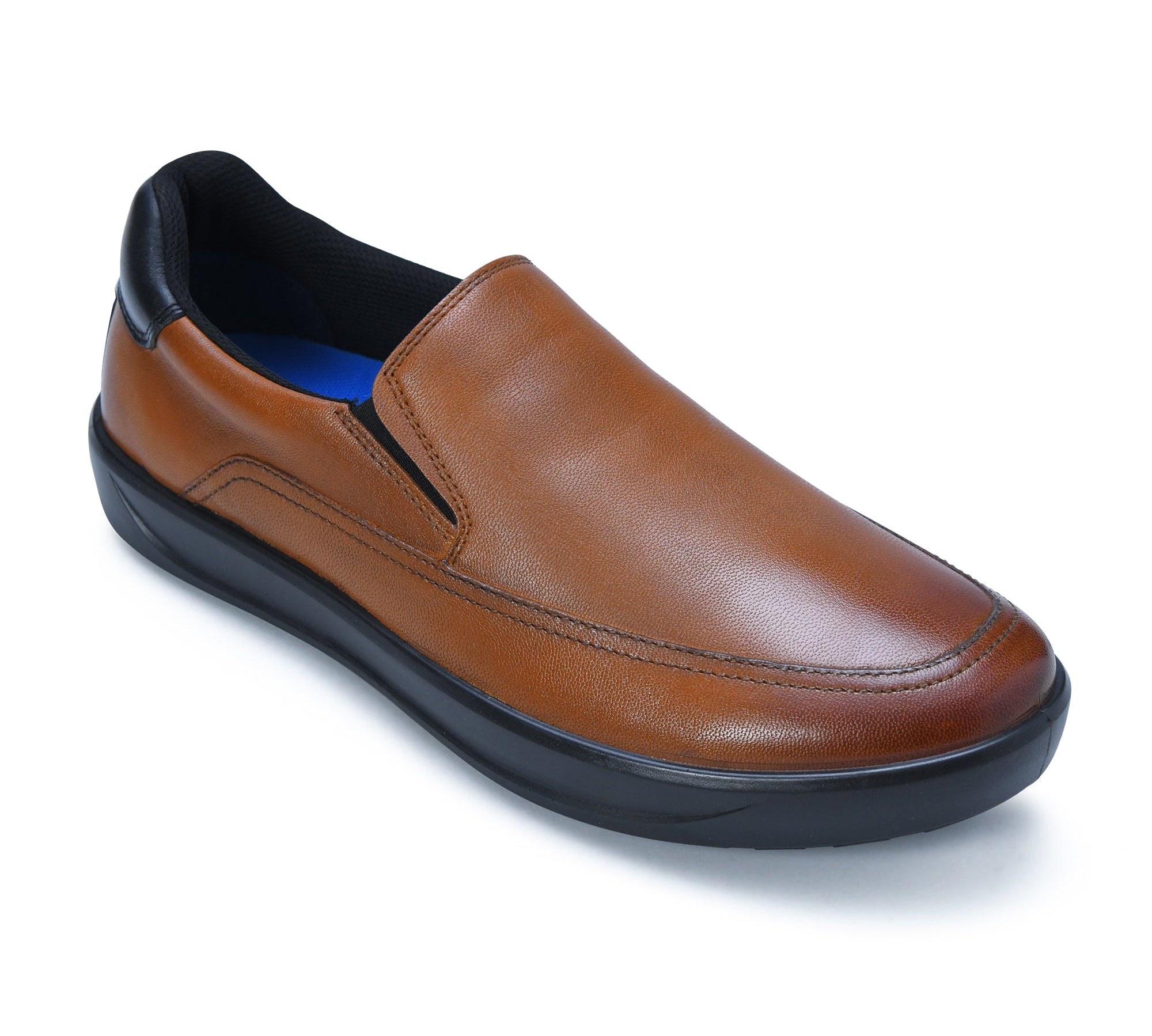 Denver Slip-On Tan Napa Casual Shoes Ergonstyle