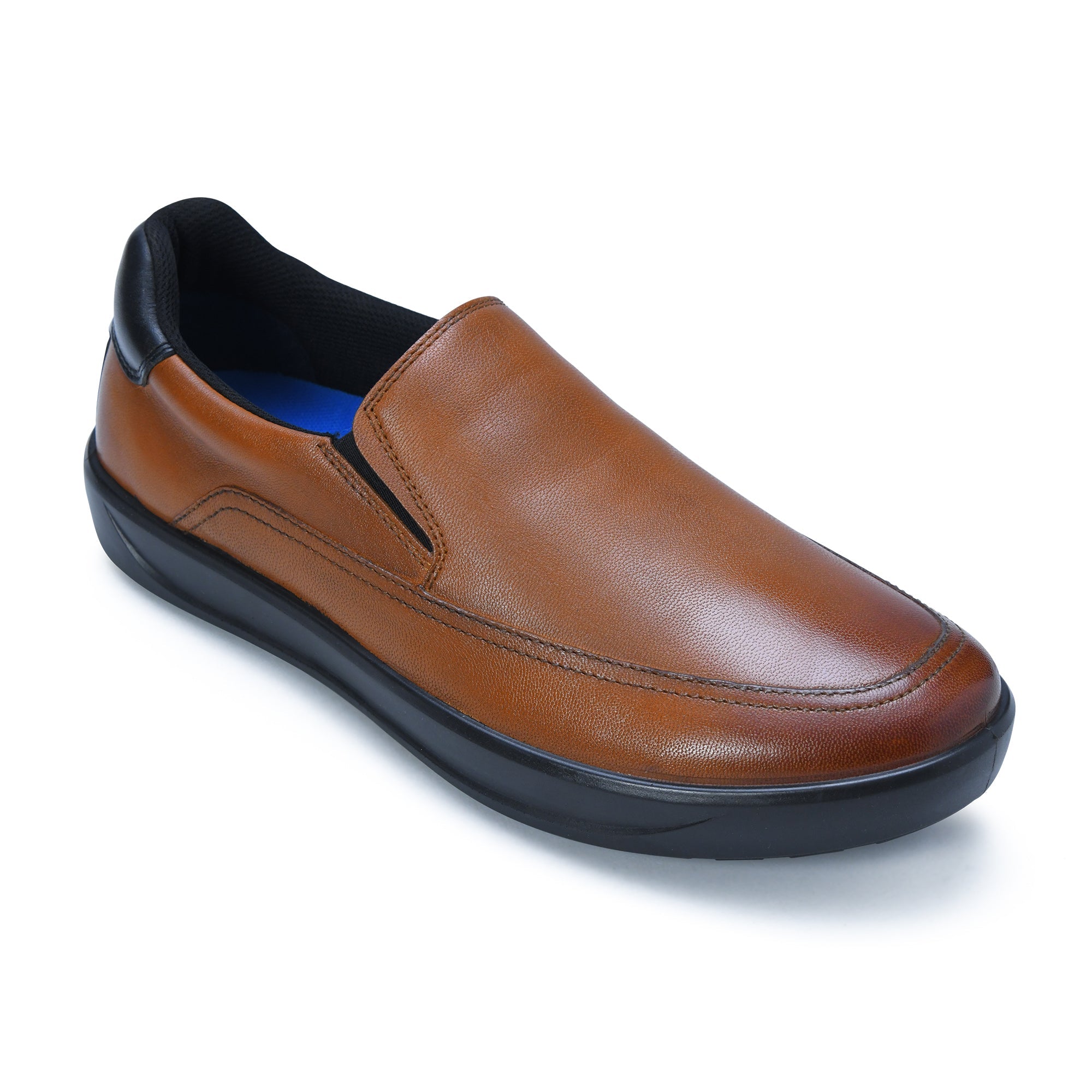 Denver Slip-On Tan Napa Casual Shoes Ergonstyle