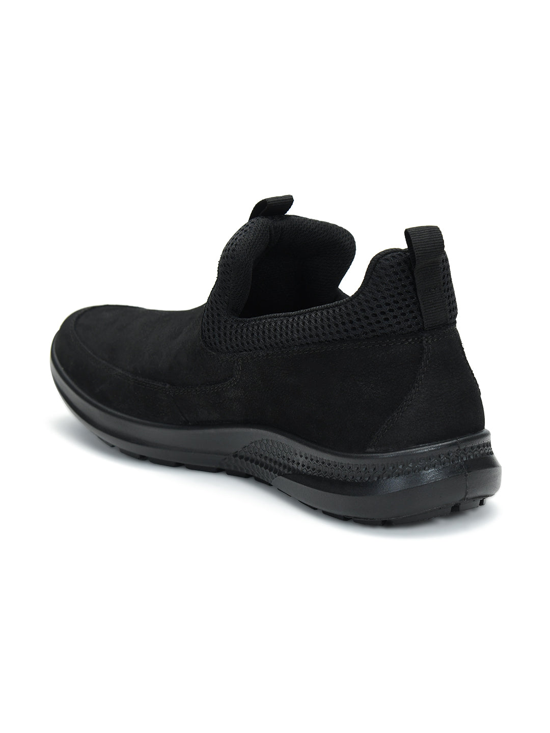 Tuscony Kyoto Slip‑In Men’s Black Casual Shoes Ergonstyle
