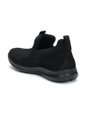 Tuscony Kyoto Slip‑In Men’s Black Casual Shoes Ergonstyle