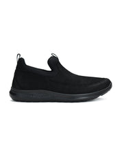 Tuscony Kyoto Slip‑In Men’s Black Casual Shoes Ergonstyle