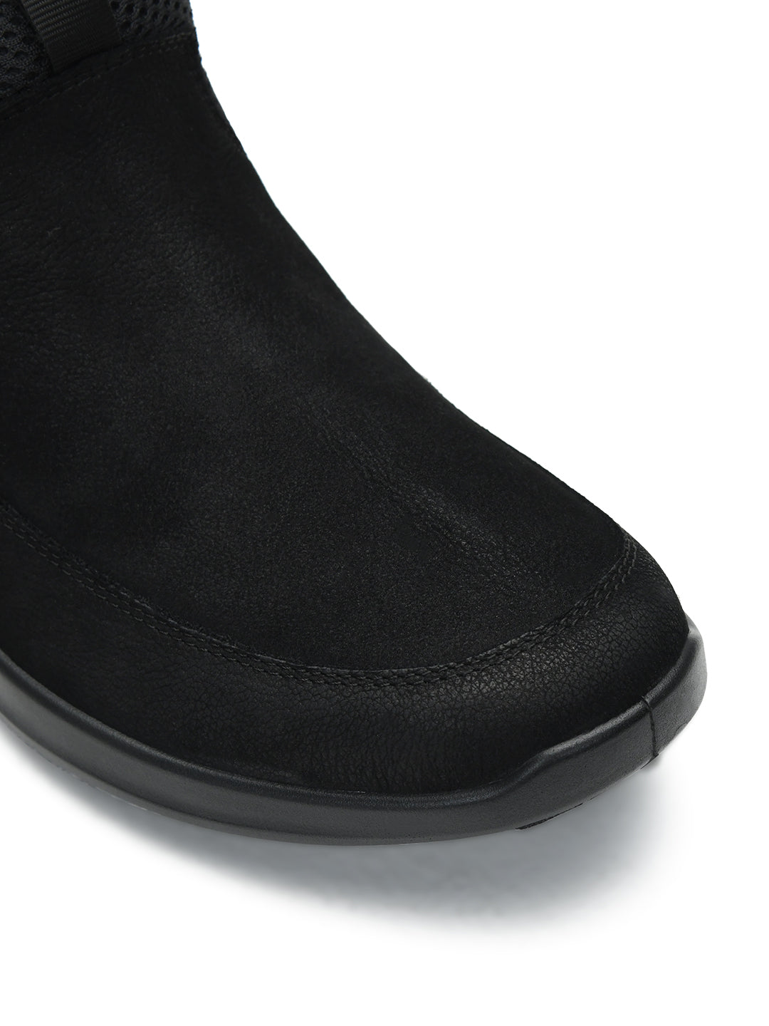 Tuscony Kyoto Slip‑In Men’s Black Casual Shoes Ergonstyle