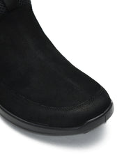 Tuscony Kyoto Slip‑In Men’s Black Casual Shoes Ergonstyle