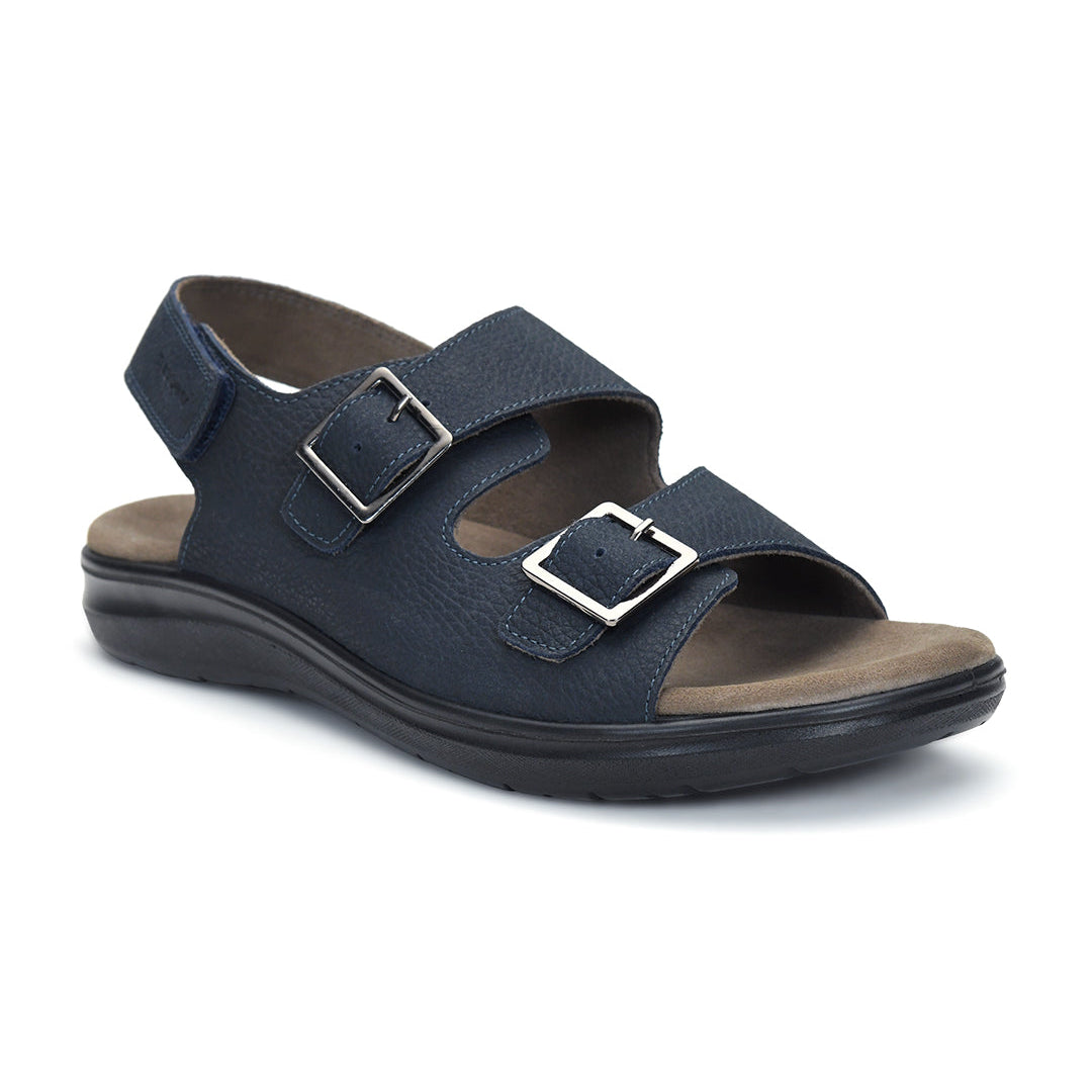 Tuscony Boston Sandals Navy – Classic Style Ergonstyle