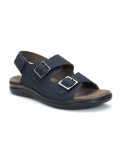 Tuscony Boston Sandals Navy – Classic Style Ergonstyle