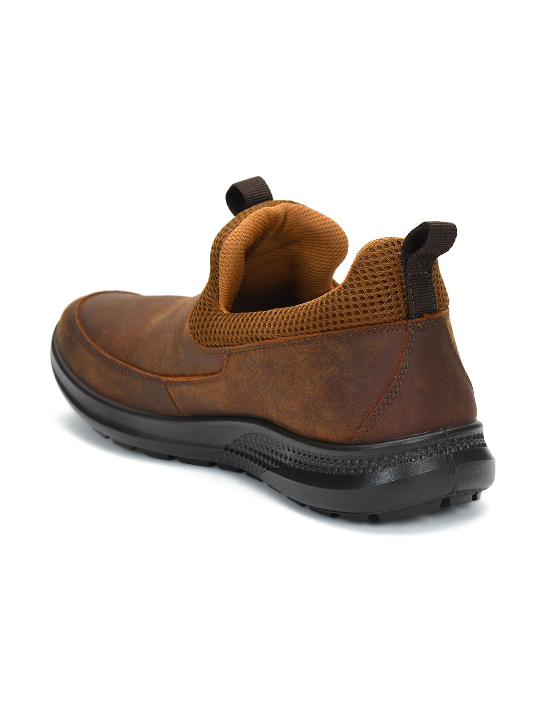 Tuscony Kyoto Slip‑In Men’s Brown Casual Shoes Ergonstyle