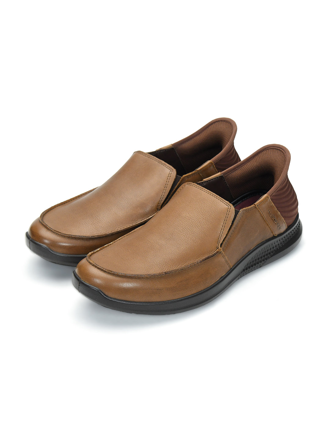 Tuscony Kyoto Slide Men’s Brown Casual Shoes Ergonstyle