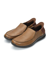 Tuscony Kyoto Slide Men’s Brown Casual Shoes Ergonstyle