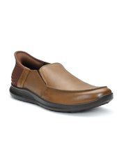 Tuscony Kyoto Slide Men’s Brown Casual Shoes Ergonstyle