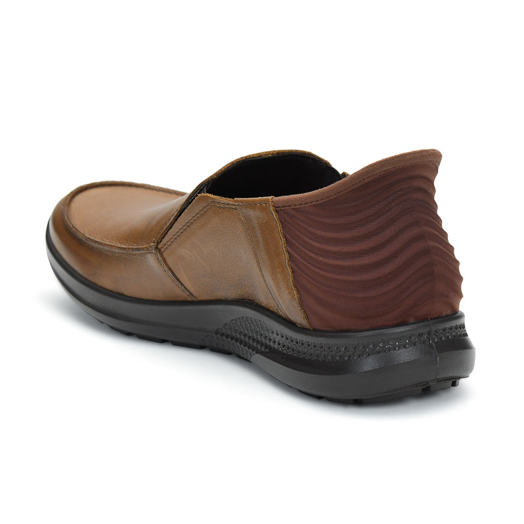 Tuscony Kyoto Slide Men’s Brown Casual Shoes Ergonstyle