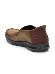 Tuscony Kyoto Slide Men’s Brown Casual Shoes Ergonstyle