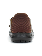 Tuscony Kyoto Slide Men’s Brown Casual Shoes Ergonstyle