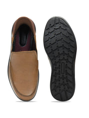 Tuscony Kyoto Slide Men’s Brown Casual Shoes Ergonstyle