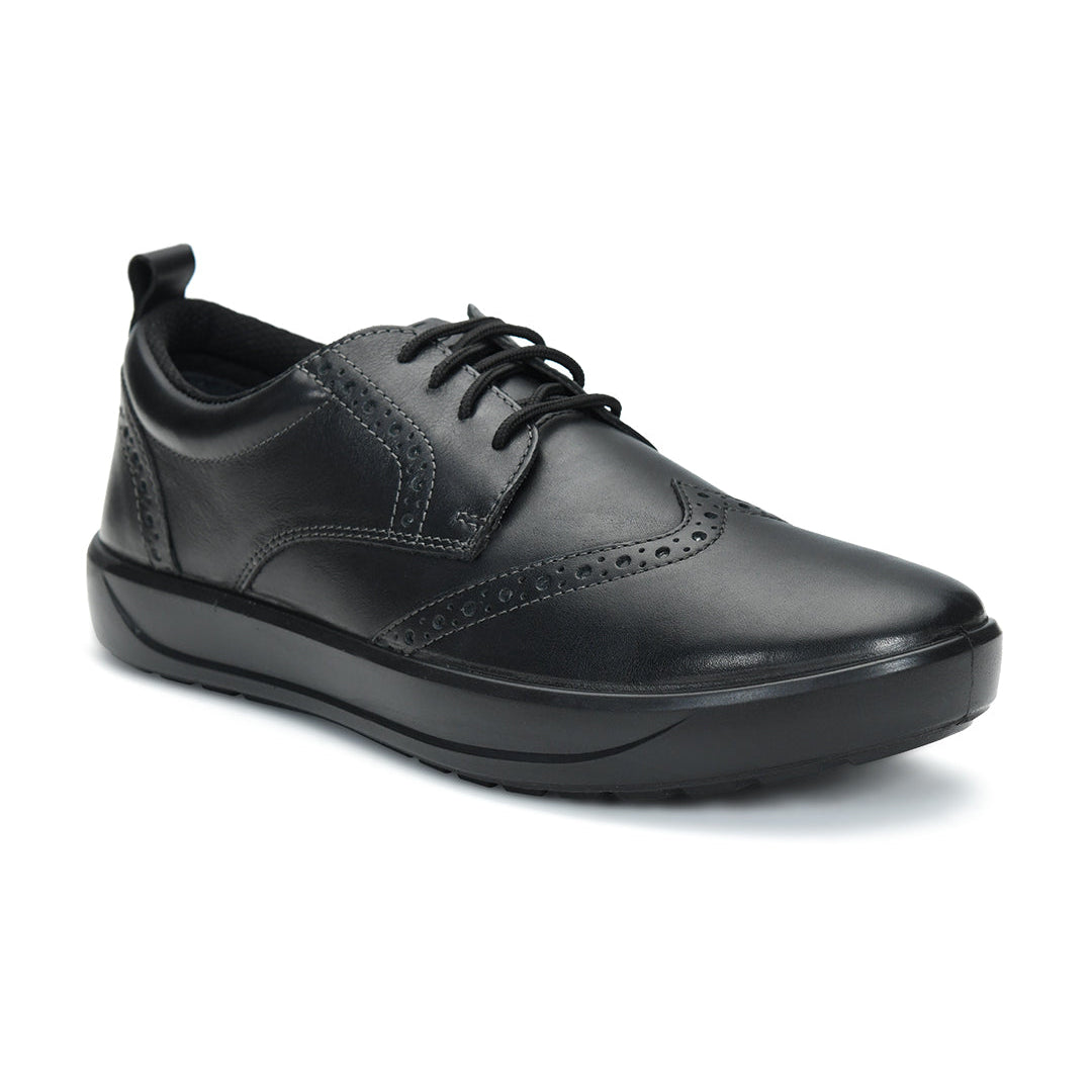 Denver Delmont Men's Black Casual Shoes Ergonstyle