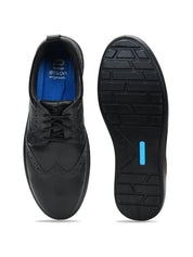 Denver Delmont Men's Black Casual Shoes Ergonstyle