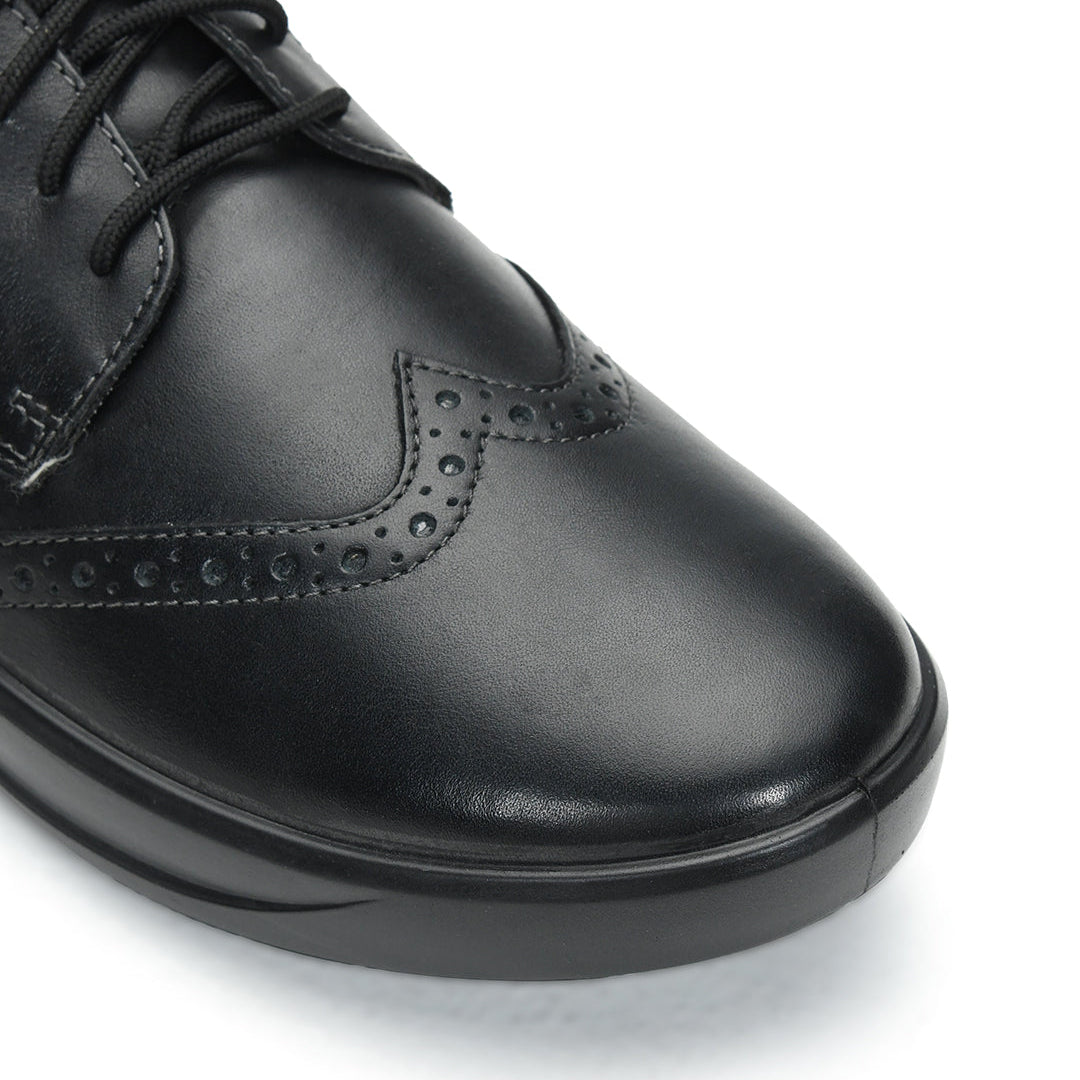 Denver Delmont Men's Black Casual Shoes Ergonstyle