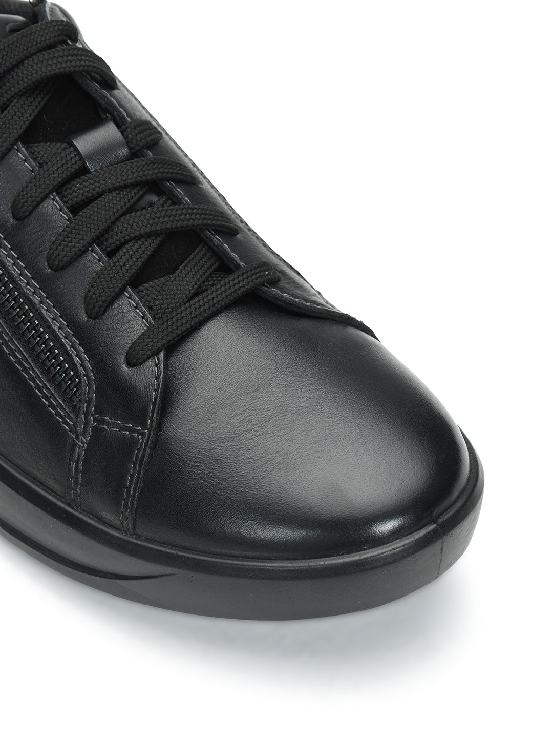 Denver Duozip Men's Black Casual Shoes Ergonstyle