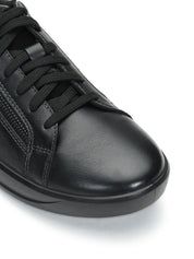 Denver Duozip Men's Black Casual Shoes Ergonstyle