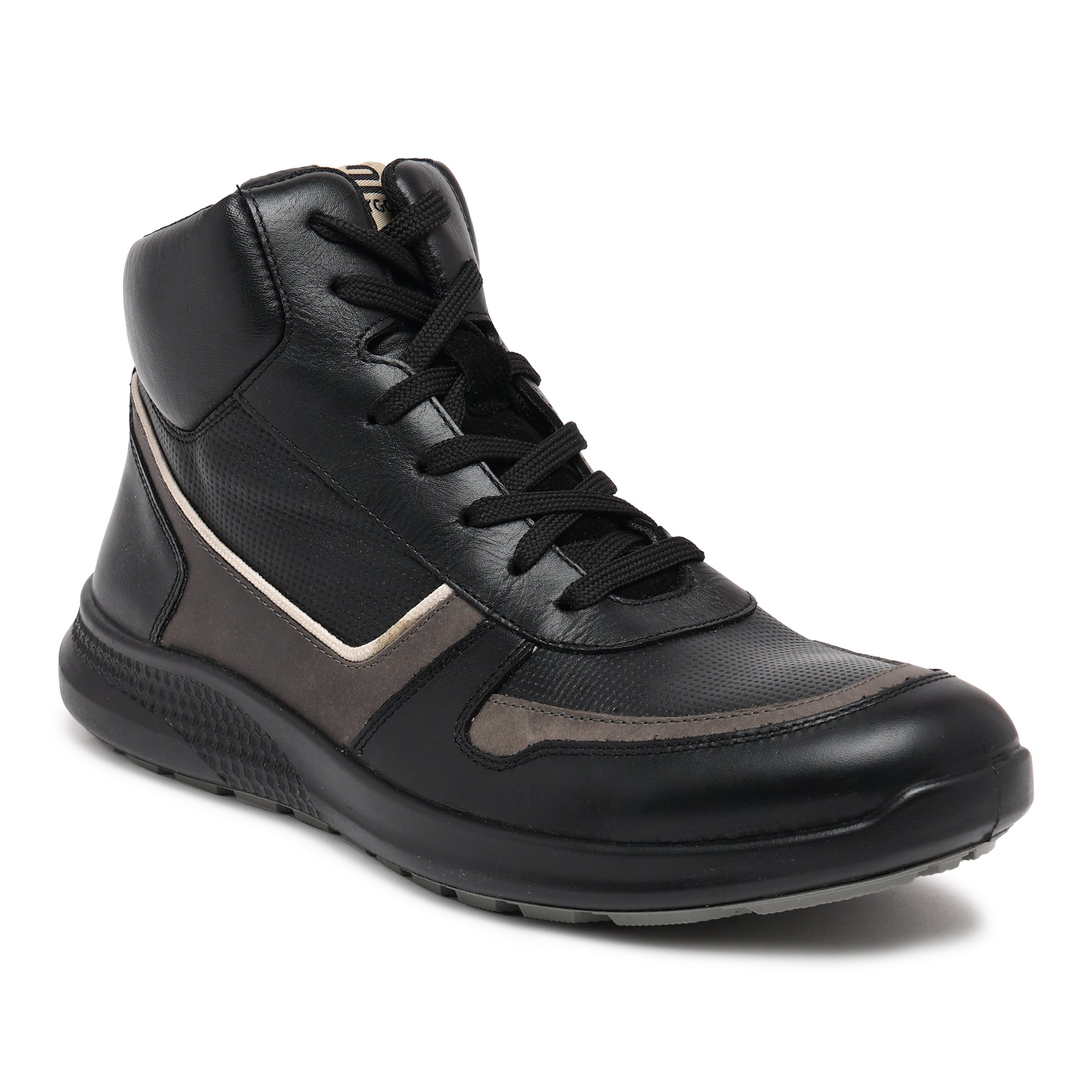 Kansas EK-11 Men Black Casual Shoes