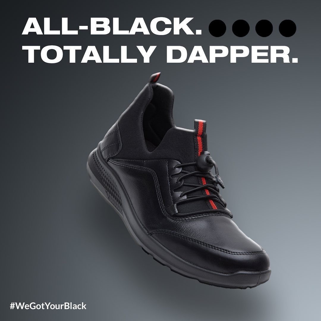 Kansas EK-04 Men Black Casual Shoes