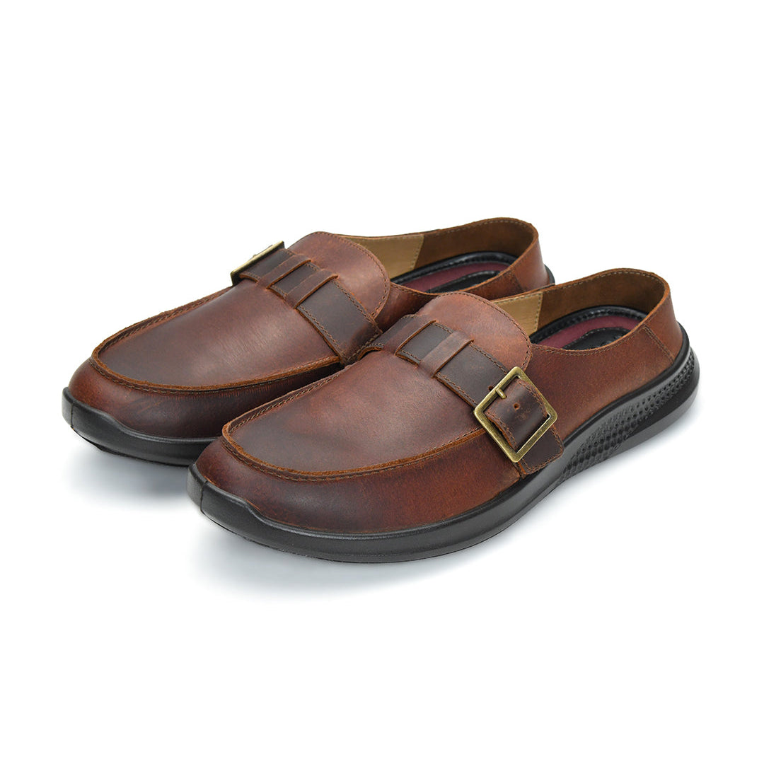 Tuscony Kyoto Dark Brown Mule – Sleek & Comfortable Ergonstyle