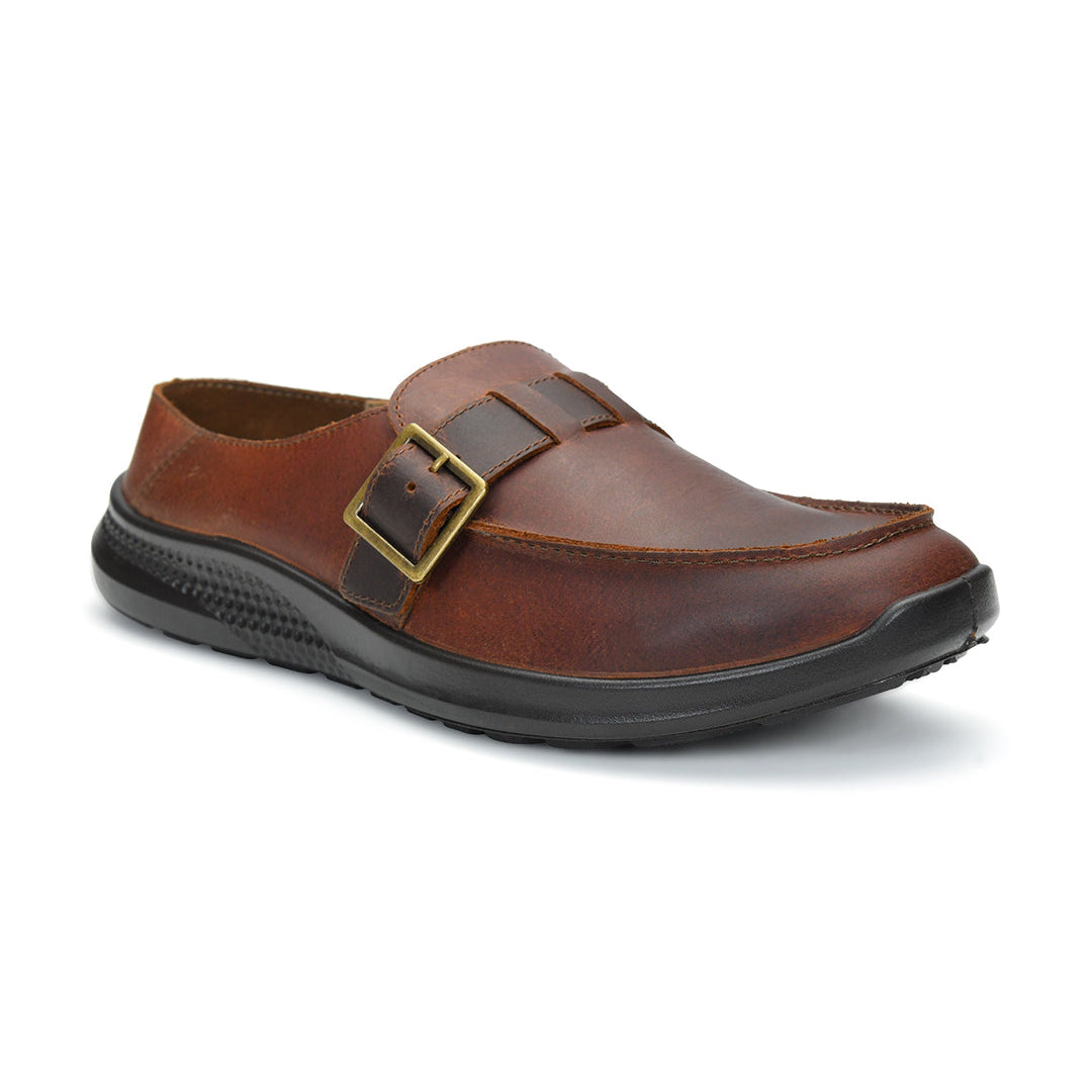 Tuscony Kyoto Dark Brown Mule – Sleek & Comfortable Ergonstyle