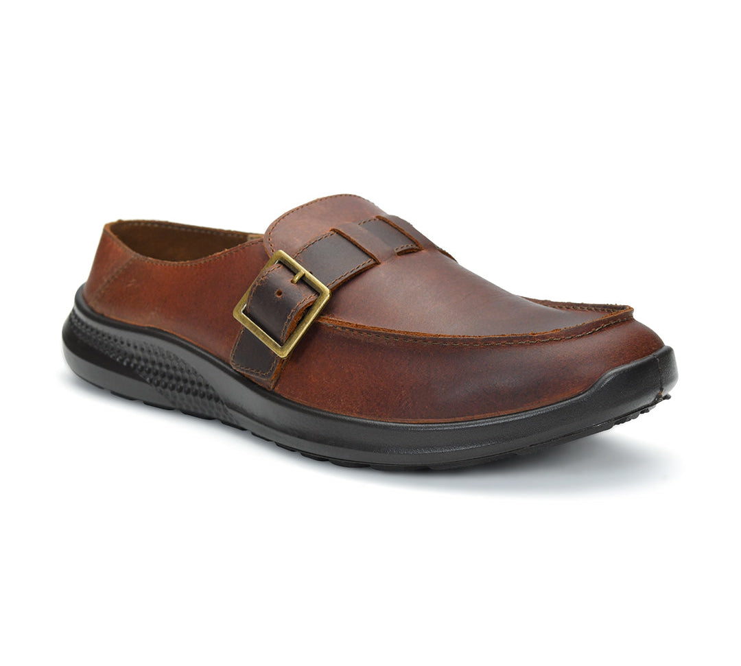 Tuscony Kyoto Dark Brown Mule – Sleek & Comfortable Ergonstyle