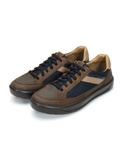 Tuscony Davos Men’s Brown Casual Sneakers Ergonstyle