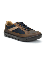 Tuscony Davos Men’s Brown Casual Sneakers Ergonstyle