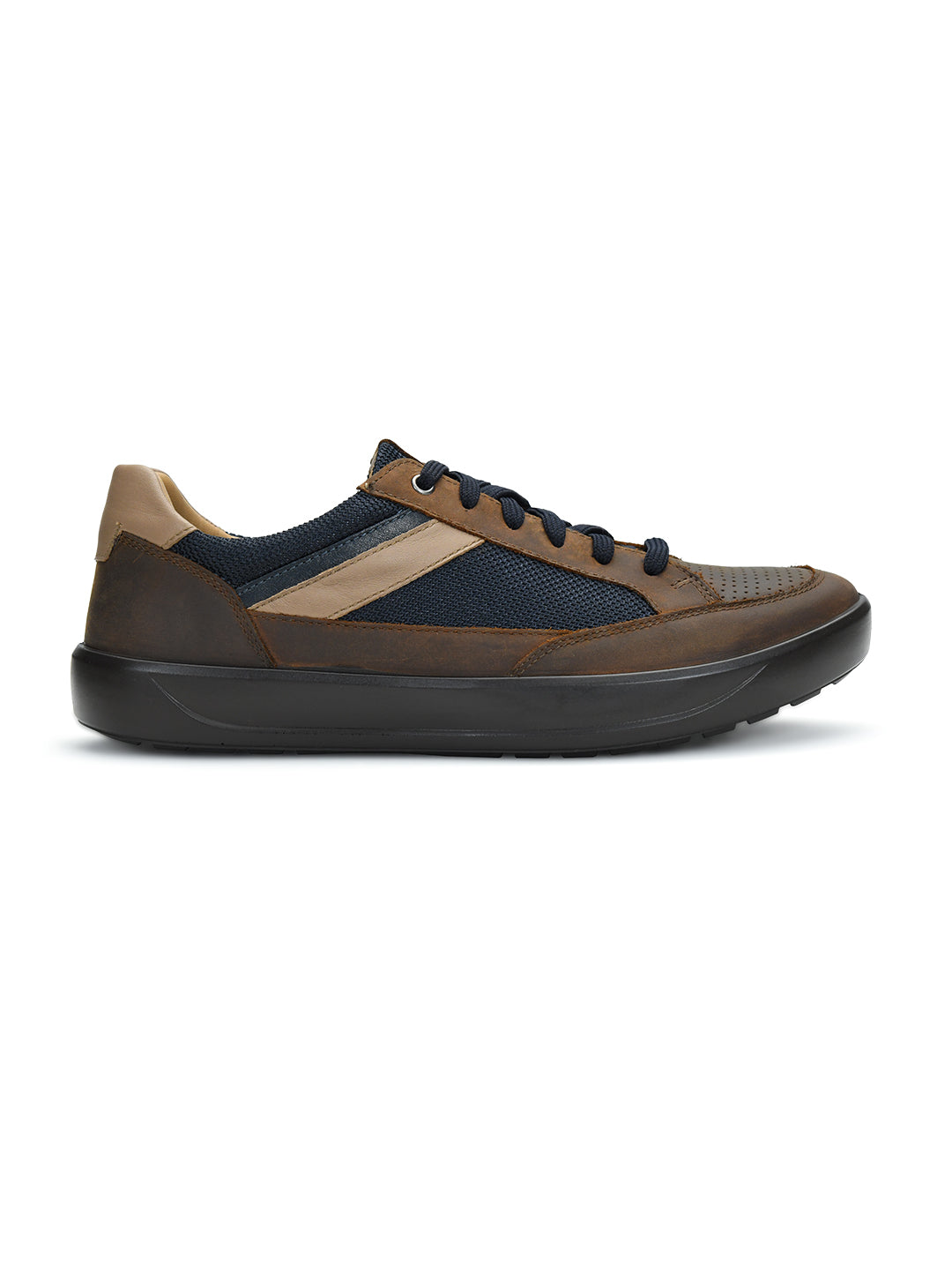 Tuscony Davos Men’s Brown Casual Sneakers Ergonstyle