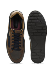 Tuscony Davos Men’s Brown Casual Sneakers Ergonstyle
