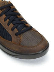 Tuscony Davos Men’s Brown Casual Sneakers Ergonstyle