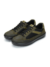 Tuscony Davos Men’s Green Casual Sneakers Ergonstyle