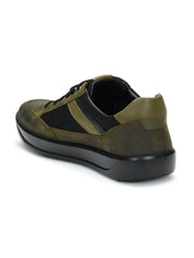 Tuscony Davos Men’s Green Casual Sneakers Ergonstyle