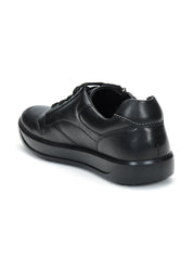 Tuscony Davos Men’s Zip‑In Black  Casual Sneakers Ergonstyle