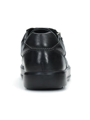 Tuscony Davos Men’s Zip‑In Black  Casual Sneakers Ergonstyle