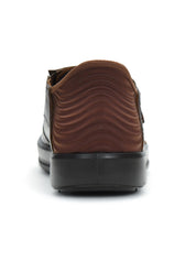 Tuscony Davos Monk Men’s Brown Casual Shoes Ergonstyle
