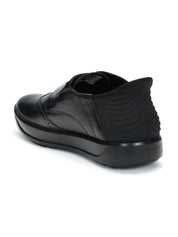 Tuscony Davos Monk Men’s Black Casual Shoes Ergonstyle