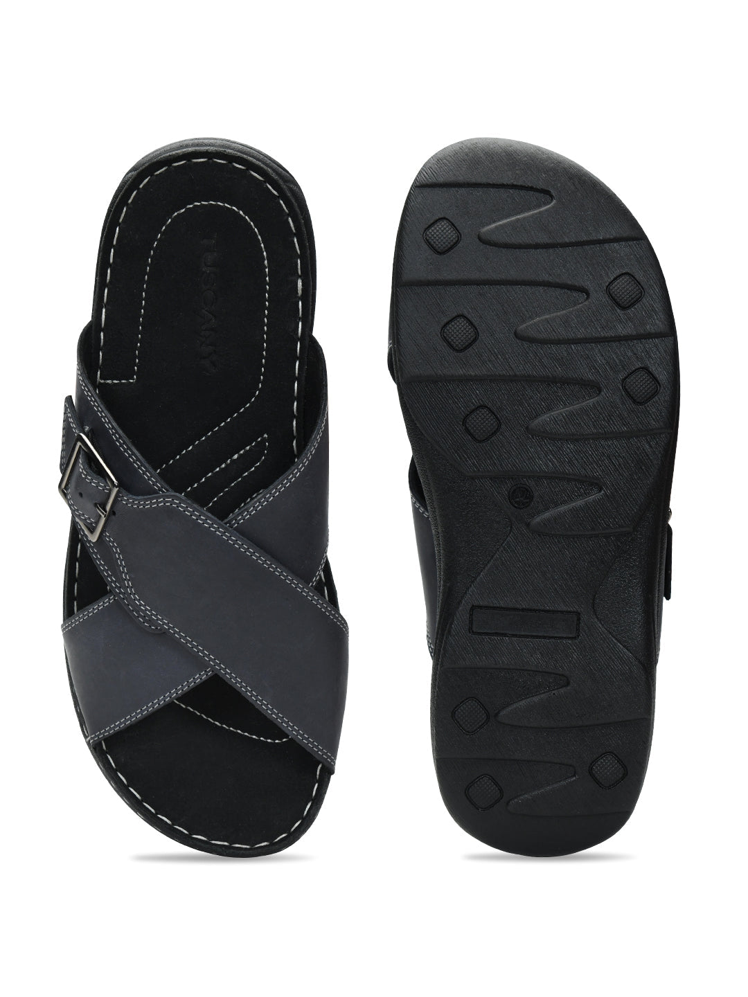 Tuscony Seville Men’s Navy Slipper – Comfort Meets Trendy Style Ergonstyle