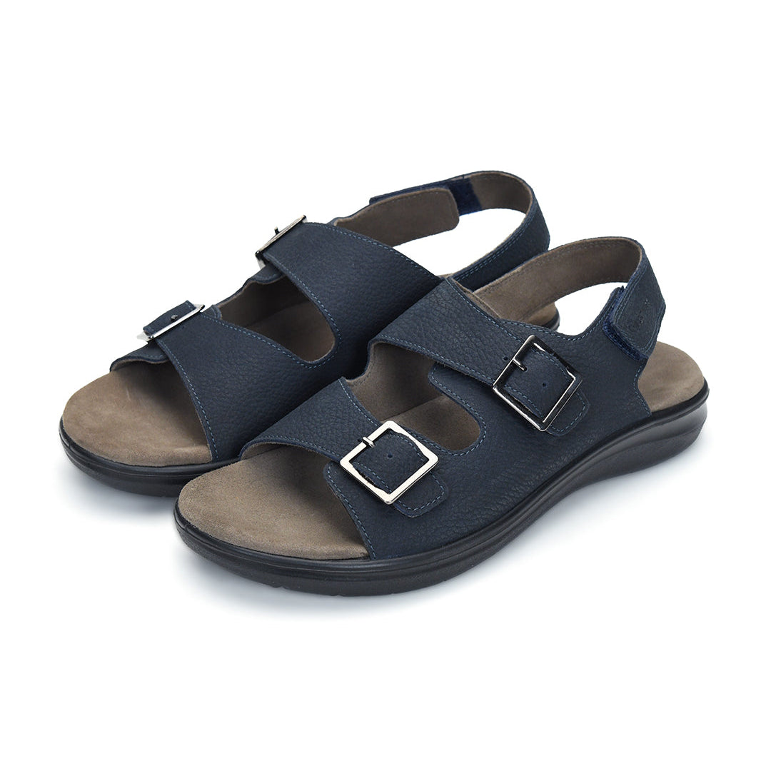Tuscony Boston Sandals Navy – Classic Style Ergonstyle