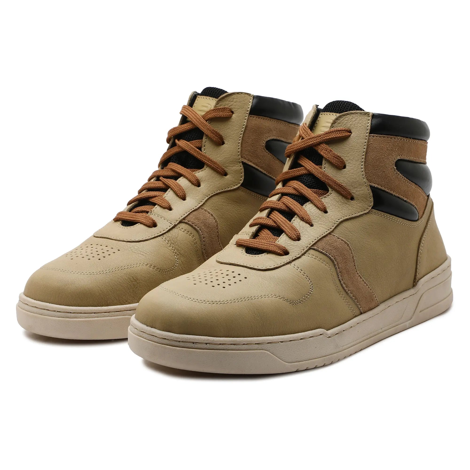 Basket EL-04 Men Beige Sneakers Ergonstyle