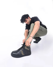 Basket EL-04 Men Black Sneakers Ergonstyle