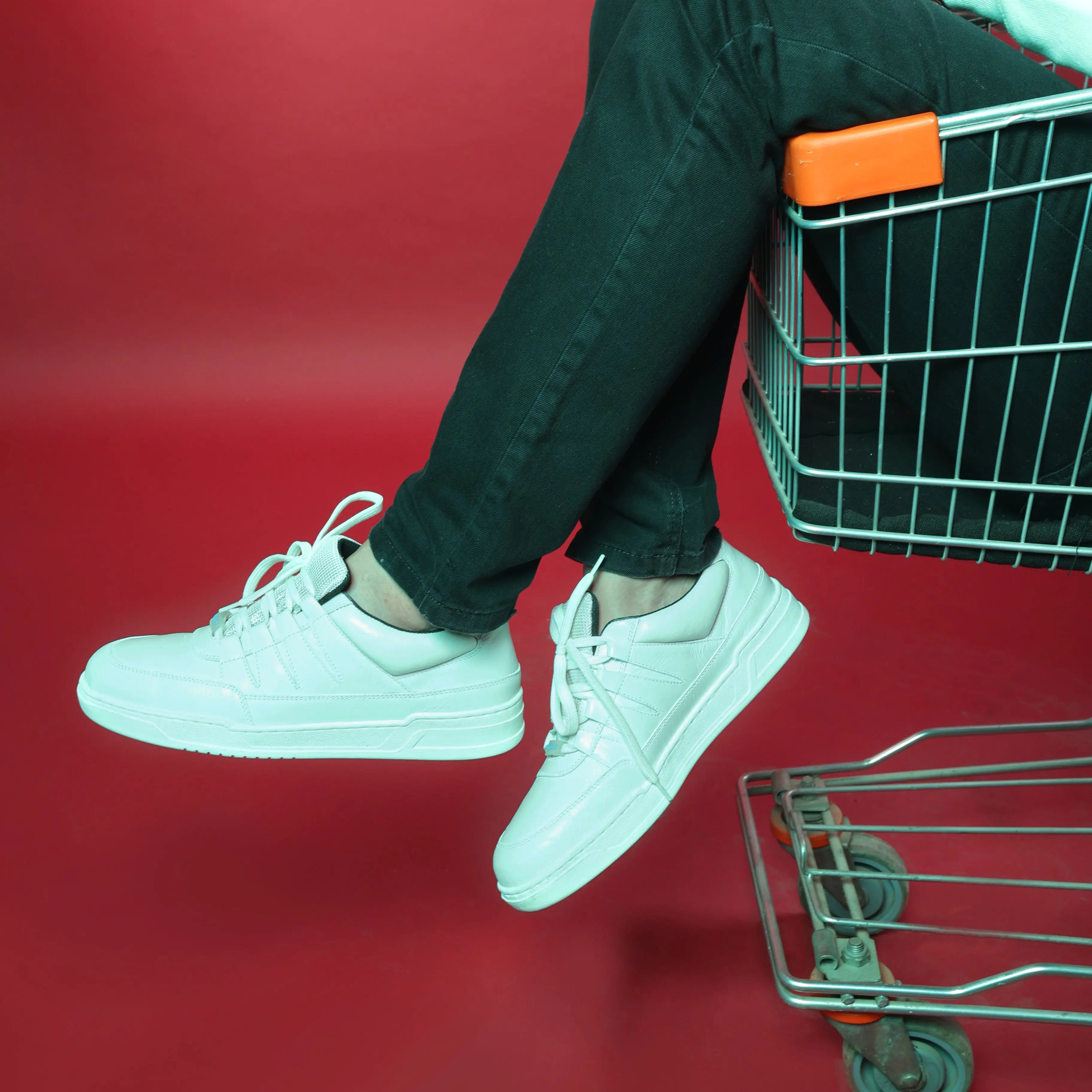 Basket EL-06 Men White Sneaker Ergonstyle