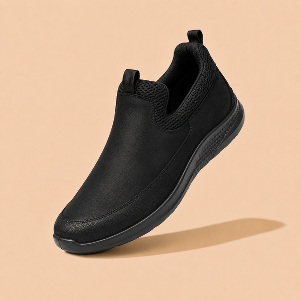 Tuscany Kyoto Slip‑In Men’s Black Casual Shoes Ergonstyle