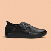 Tuscany Davos Monk Men’s Black Casual Shoes Ergonstyle