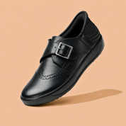 Tuscany Davos Monk Men’s Black Casual Shoes Ergonstyle