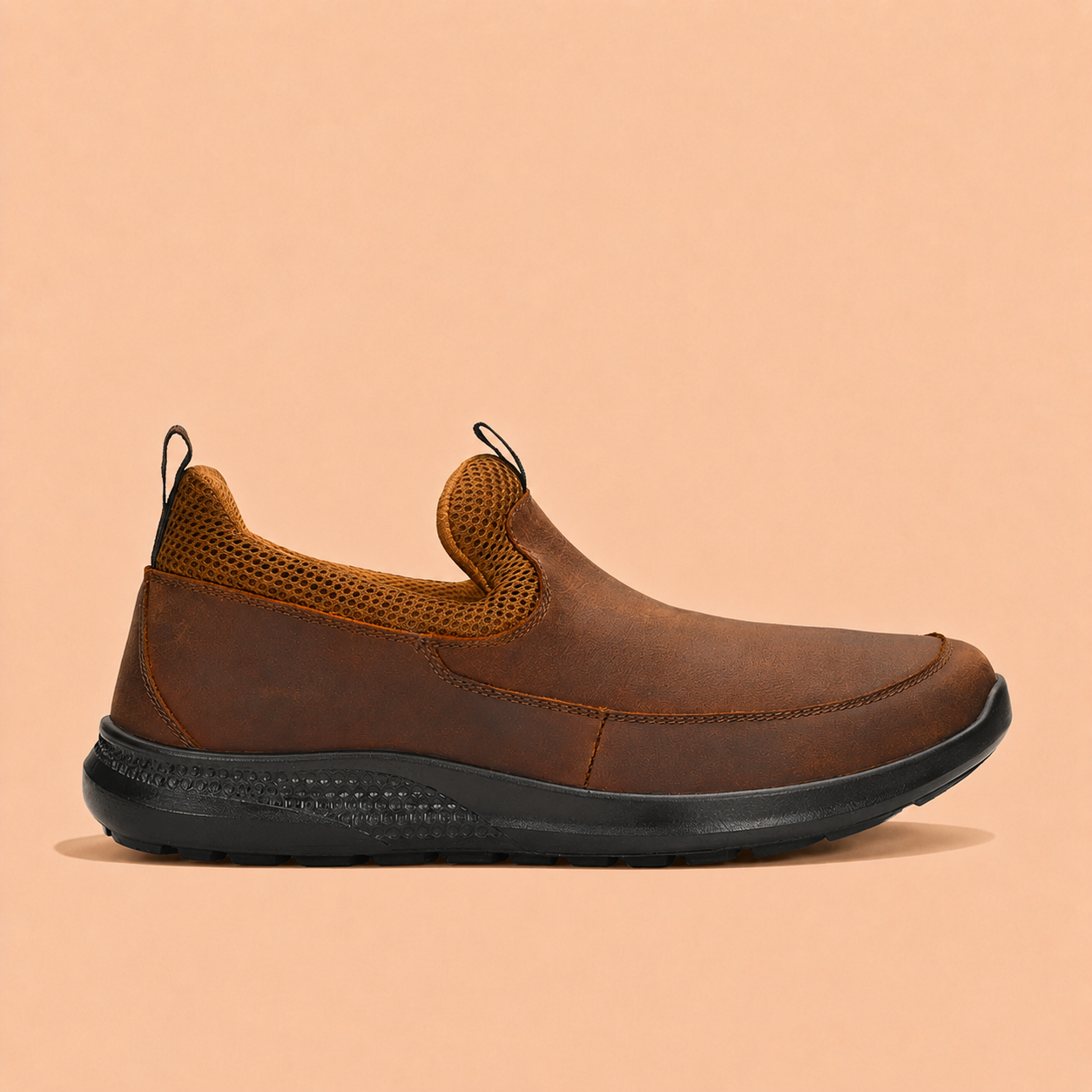 Tuscany Kyoto Slip‑In Men’s Brown Casual Shoes Ergonstyle